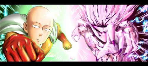 One Punch Man (Saitama vs Boros)