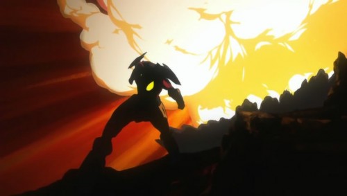 Flaming heart of Gurren Hen