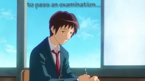 To Pass An Examination...